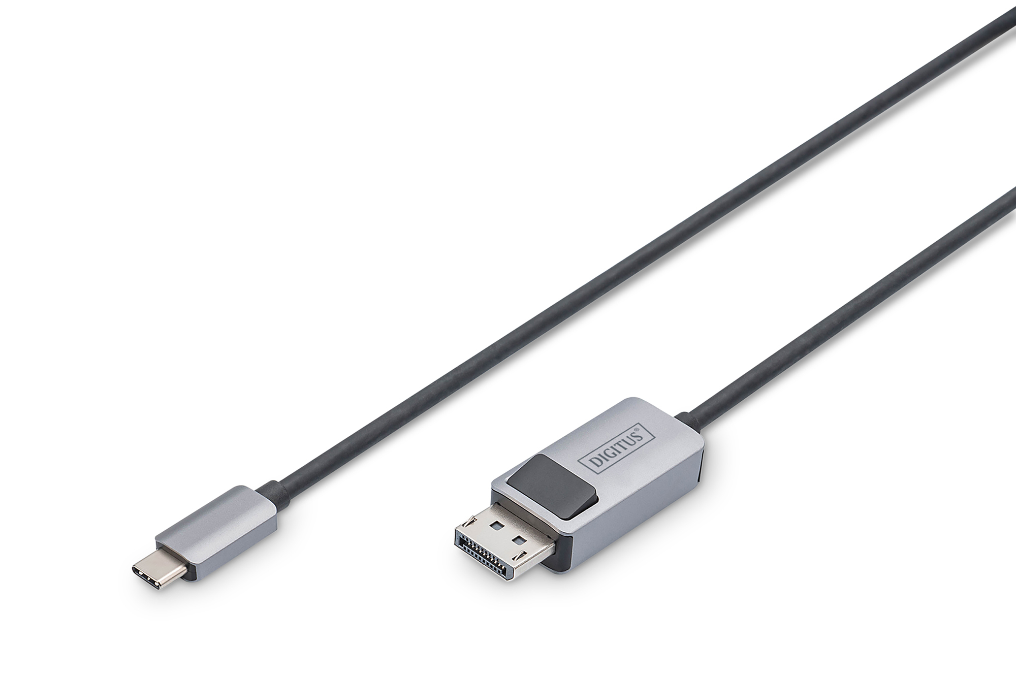 DIGITUS Kabel USB 3.0/&shy;C -> DP St/&shy;St 8K Bidirektional 3m schw
