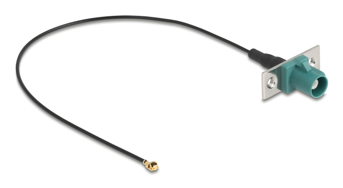 DELOCK Antennenkabel FAKRA E Stecker zu MHF I ST 1,13-20cm