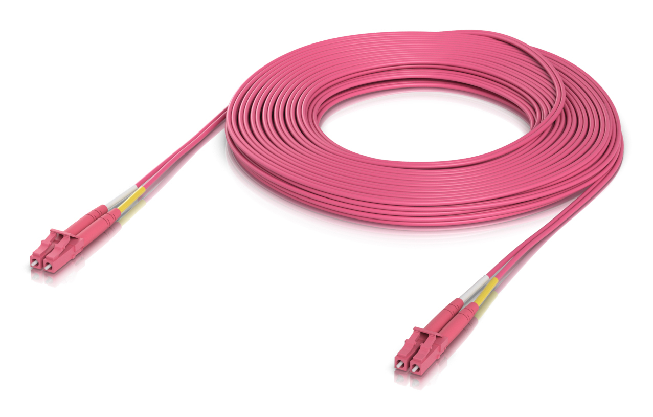 Ubiquiti OM4 Duplex LC UPC Fiber Patch Cable 15M