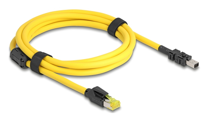 DELOCK Kabel RJ45 Stecker Cat.6 zu Mini I/&shy;O8 Pin D-Form Typ2