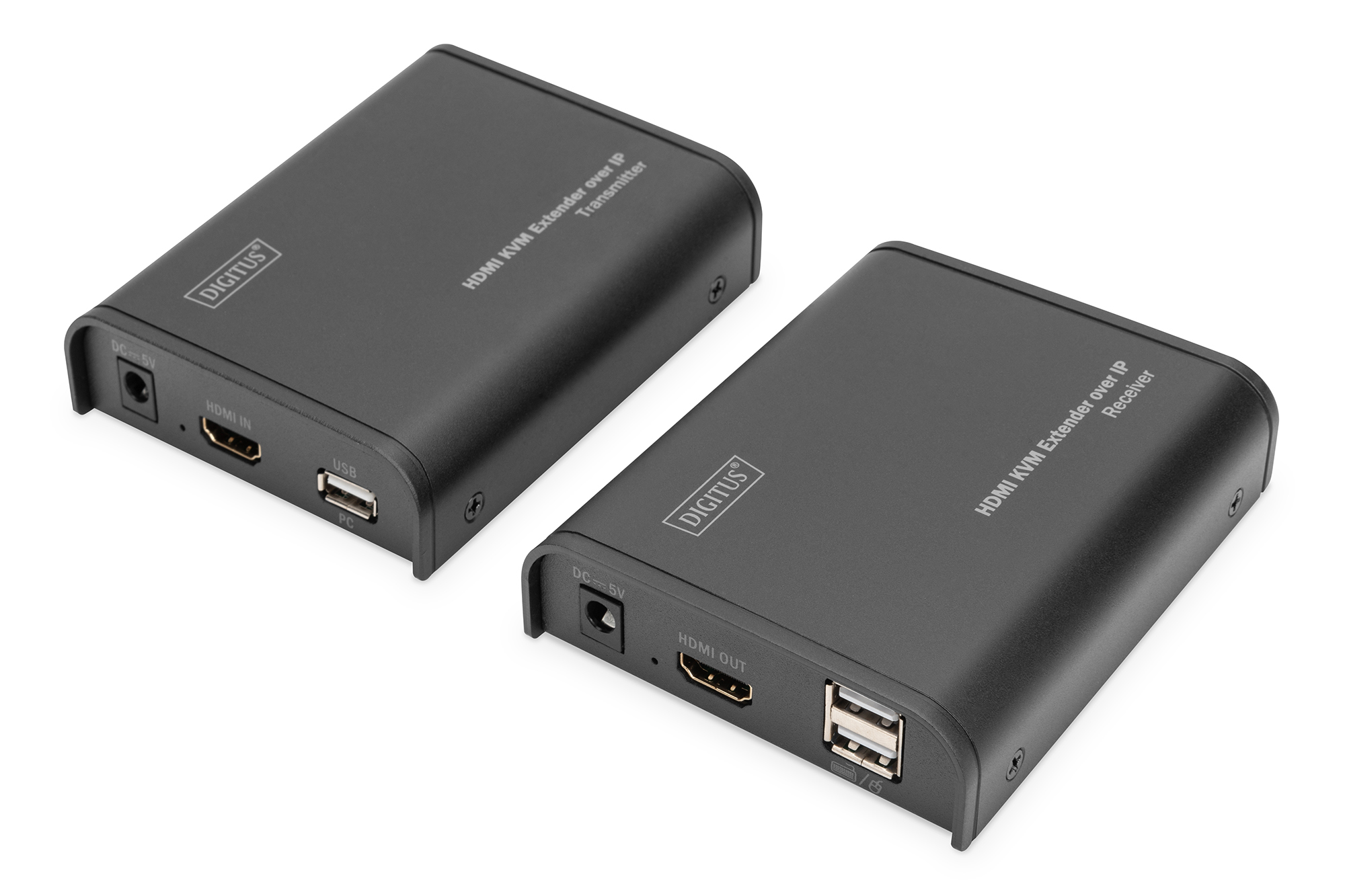 DIGITUS HDMI KVM Extender über IP, Set bis 120M, 1080P,CA5/&shy;6