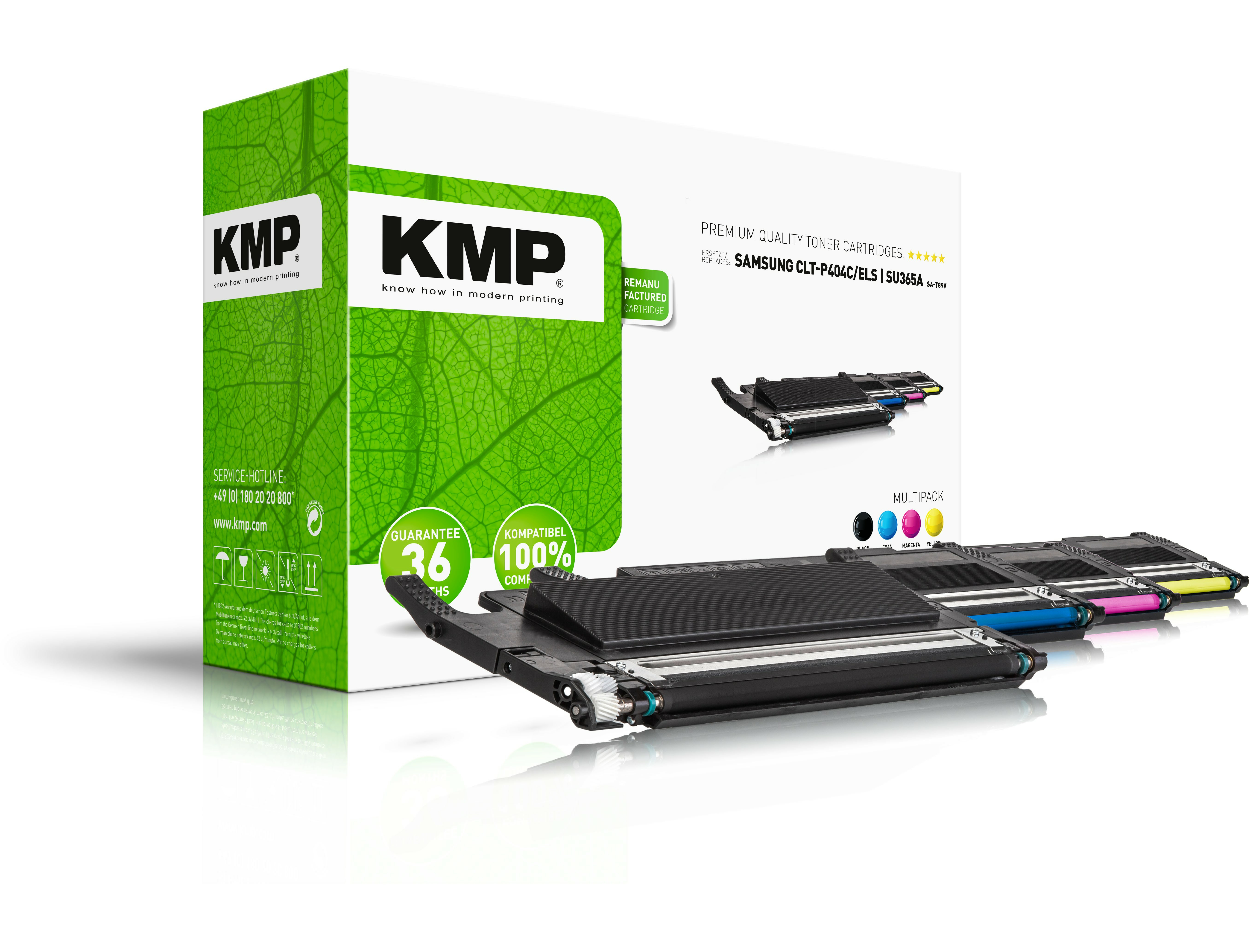 KMP Toner Samsung CLT-P404S Multip.1000-1500 S.SA-T89CM remanufa