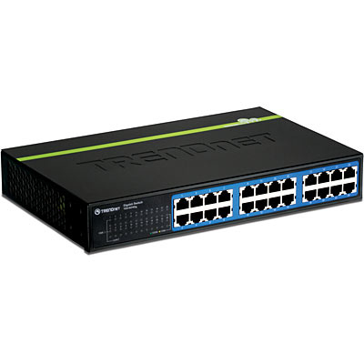 TRENDnet Switch 24-Port Gbit GREENnet Desktop Metall