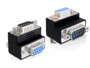 DELOCK Adapter D-Sub9 -> D-Sub9 St/&shy;Bu 270° Winkel