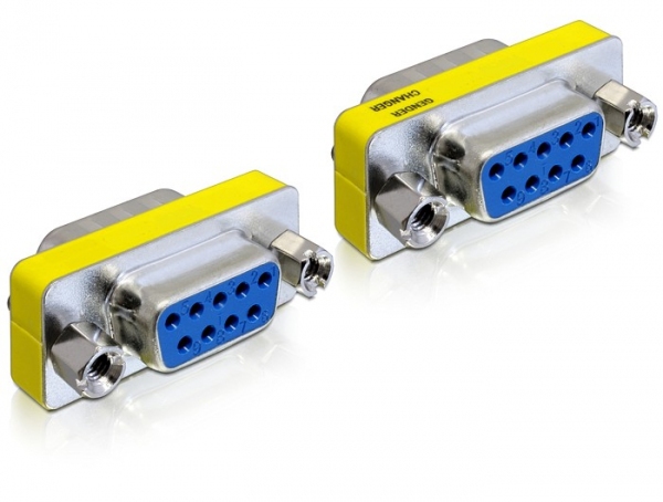 DELOCK Adapter D-Sub9 -> D-Sub9 Bu/&shy;Bu