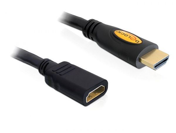 DELOCK HDMI Verl. Ethernet A -> A St/­Bu 5.00m 4K DELOCK HDMI Verl. Ethernet A -> A St/­Bu 5.00m 4K
