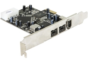 DELOCK PCI Expr Card 2x FireWire800 + 1x FW400 ext