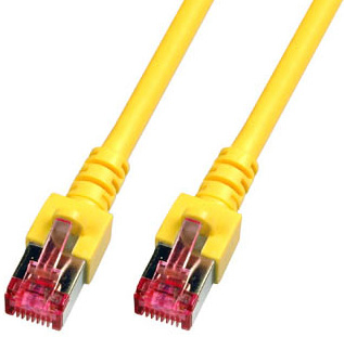 EFB RJ45 Patchkabel S/&shy;FTP Cat.6 LSZH 25.00m gelb