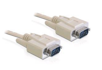 DELOCK Seriell Kabel D-Sub9 -> D-Sub9 RS-232 St/&shy;St 2.00m