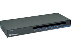 TRENDnet KVM Switch 8-Port USB/&shy;PS/&shy;2 19"