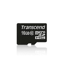SD microSD Card 16GB Transcend SDHC UHS1 (ohne Adapter)
