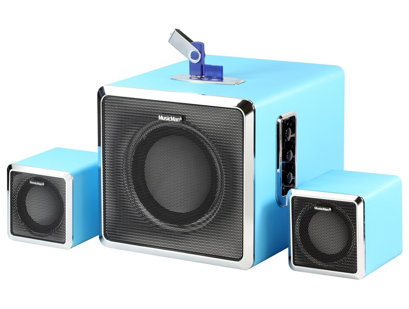 Technaxx Aktivbox MusicMan 2.1 Bluetooth Soundst BT-X3 blau