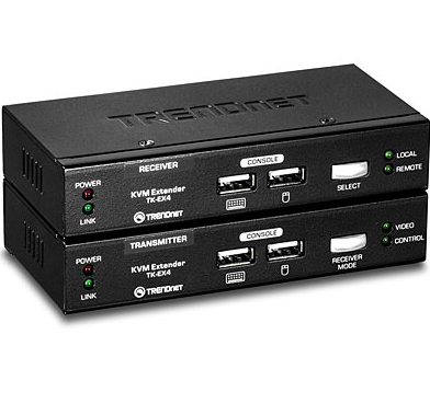 TRENDnet KVM USB-VGA Erweiterungs Kit Reichweite bis 100m
