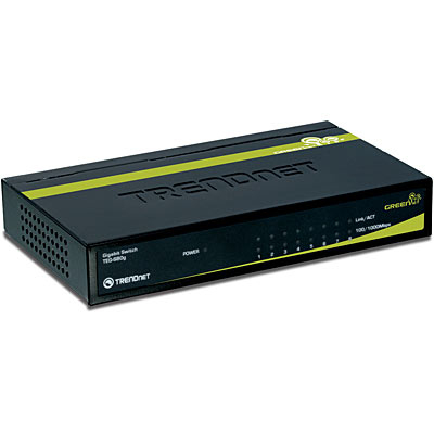 TRENDnet Switch 8-Port Gbit GREENnet Desktop Metall