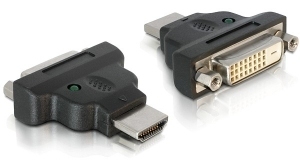 HDMI Adapter Delock HDMI Typ A -> DVI(24+1) St/­Bu HDMI Adapter Delock HDMI Typ A -> DVI(24+1) St/­Bu