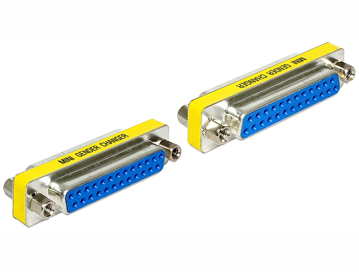 DELOCK Adapter D-Sub25 -> D-Sub25 Bu/&shy;Bu
