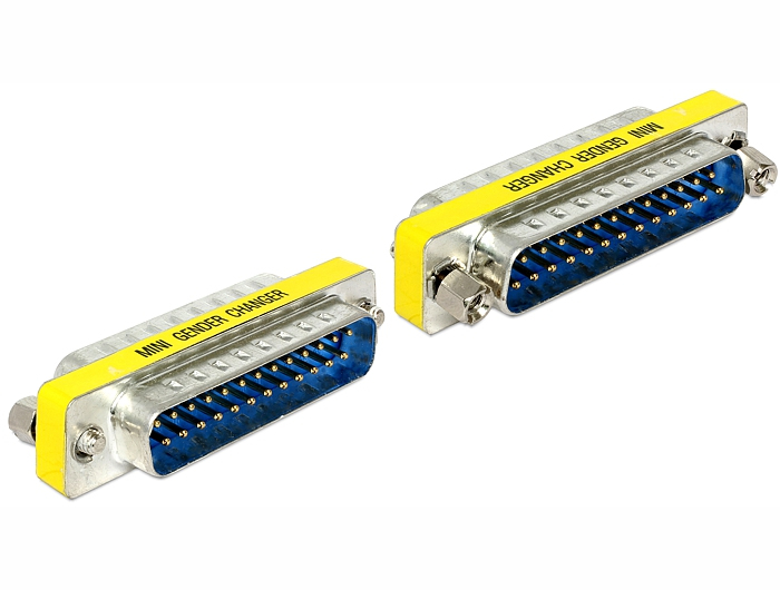 DELOCK Adapter D-Sub25 -> D-Sub25  St/&shy;St