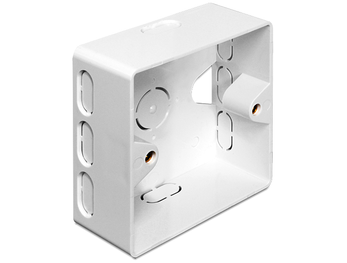 DELOCK Keystone Aufputzsgehäuse weiß