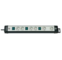 Brennenstuhl Steckdosenleiste Premium-Line 6x Schuko sw/­gr Brennenstuhl Steckdosenleiste Premium-Line 6x Schuko sw/­gr