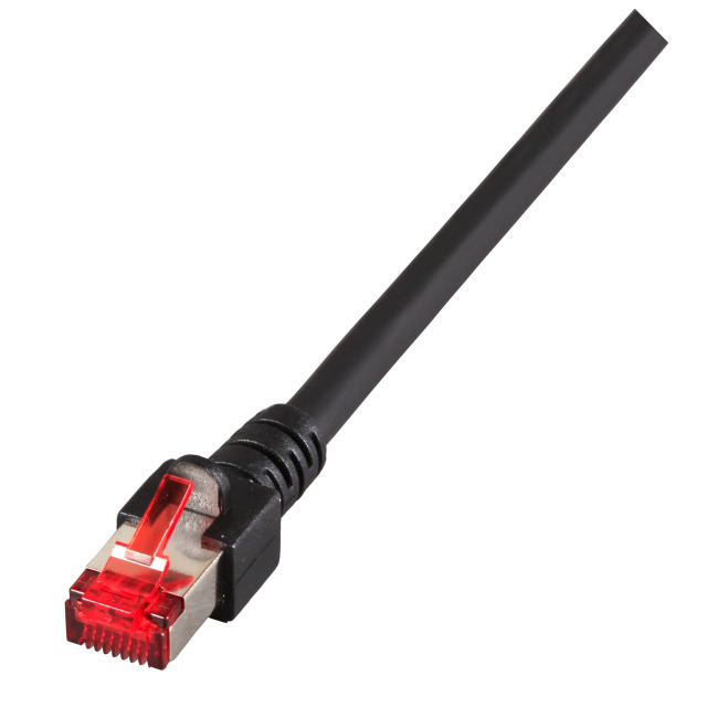 EFB RJ45 Patchkabel S/&shy;FTP Cat.6 LSZH 15.00m schwarz