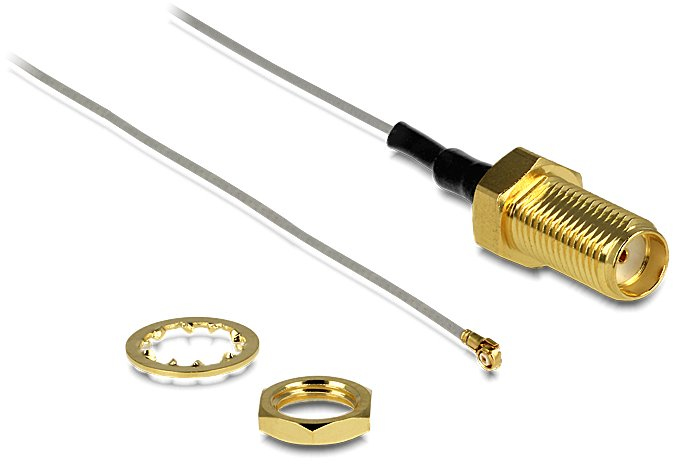 DELOCK HF Kabel HF SMA Bu Einbau > MHF IV/&shy;HSC MXHP32 ST