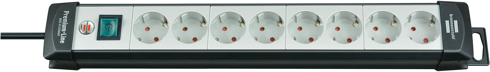 Brennenstuhl Steckdoseneiste Premium-Line 8x sw/­grau 3m Brennenstuhl Steckdoseneiste Premium-Line 8x sw/­grau 3m