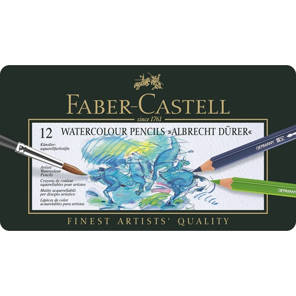 FABER-CASTELL Aquarellstift A.Dürer 12er Metalletui