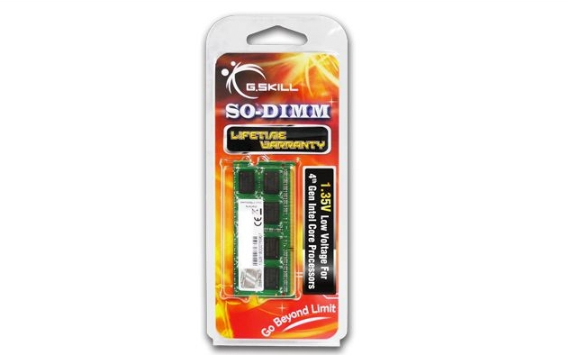 SO DDR3 8GB PC 1600 CL11  G.Skill (1x8GB) 8GSL Value 1.35V