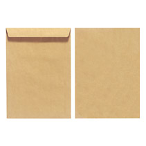 Herlitz Versandtasche C4 90g  braun nassklebend    10er Pack