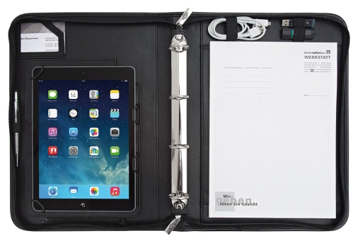 WEDO Tablet Organizer A4 Elegance Univers. 9,7/&shy;10,5 Zoll sw