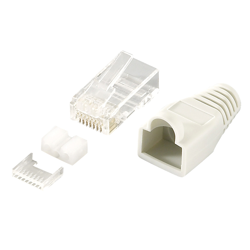 Logilink Steckverbinder CAT6 RJ45 100er Set, geschirmt,grau Logilink Steckverbinder CAT6 RJ45 100er Set, geschirmt,grau