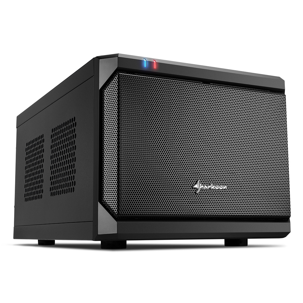 Sharkoon Gehäuse QB One Mini-ITX1xMetall schwarz Sharkoon Gehäuse QB One Mini-ITX1xMetall schwarz