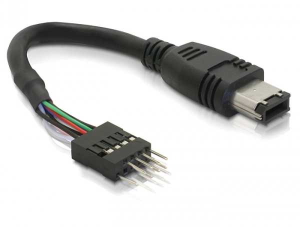 DELOCK FireWire-Kabel FW400 6Pin -> Pfostenstecker St