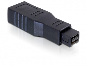 DELOCK FireWire Adapter FW800 9Pin -> FW400 6Pin St/&shy;B