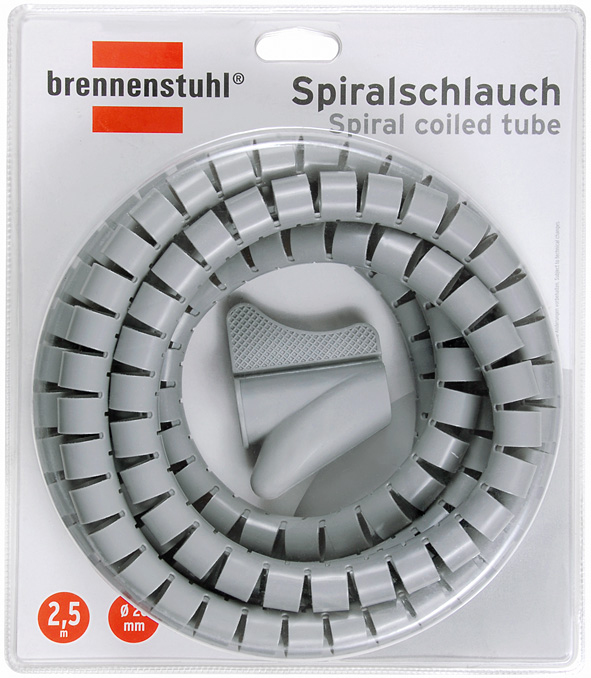 Brennenstuhl Spiralschlauch  2.5m grau