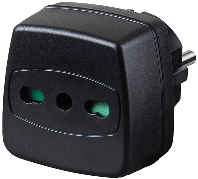Brennenstuhl Adapter Travel  Stecksystem DE/&shy;Aufsatz Italien