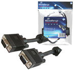 MediaRange VGA-Kabel Anschl. HD 15pin St/­St 15.0m schwarz MediaRange VGA-Kabel Anschl. HD 15pin St/­St 15.0m schwarz
