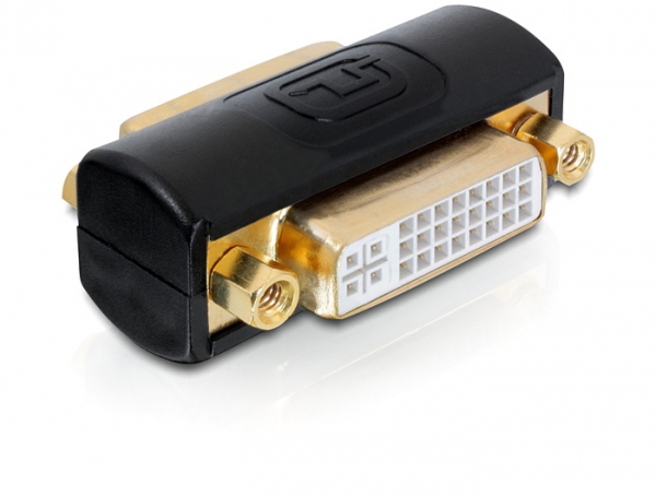 DELOCK DVI Adapter DVI(24+5) -> DVI(24+5) Bu/&shy;Bu