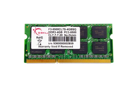 SO DDR3 4GB PC 1066 CL7   G.Skill 4GBSQ