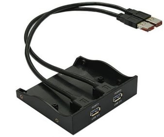 Frontpanel 2*USB3.0 3,5" auf 2 USB 3.0 ext. Stecker Sedna Frontpanel 2*USB3.0 3,5" auf 2 USB 3.0 ext. Stecker Sedna