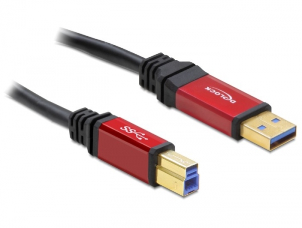 DELOCK USB3.0 Kabel A -> B St/&shy;St 3.00m Premium