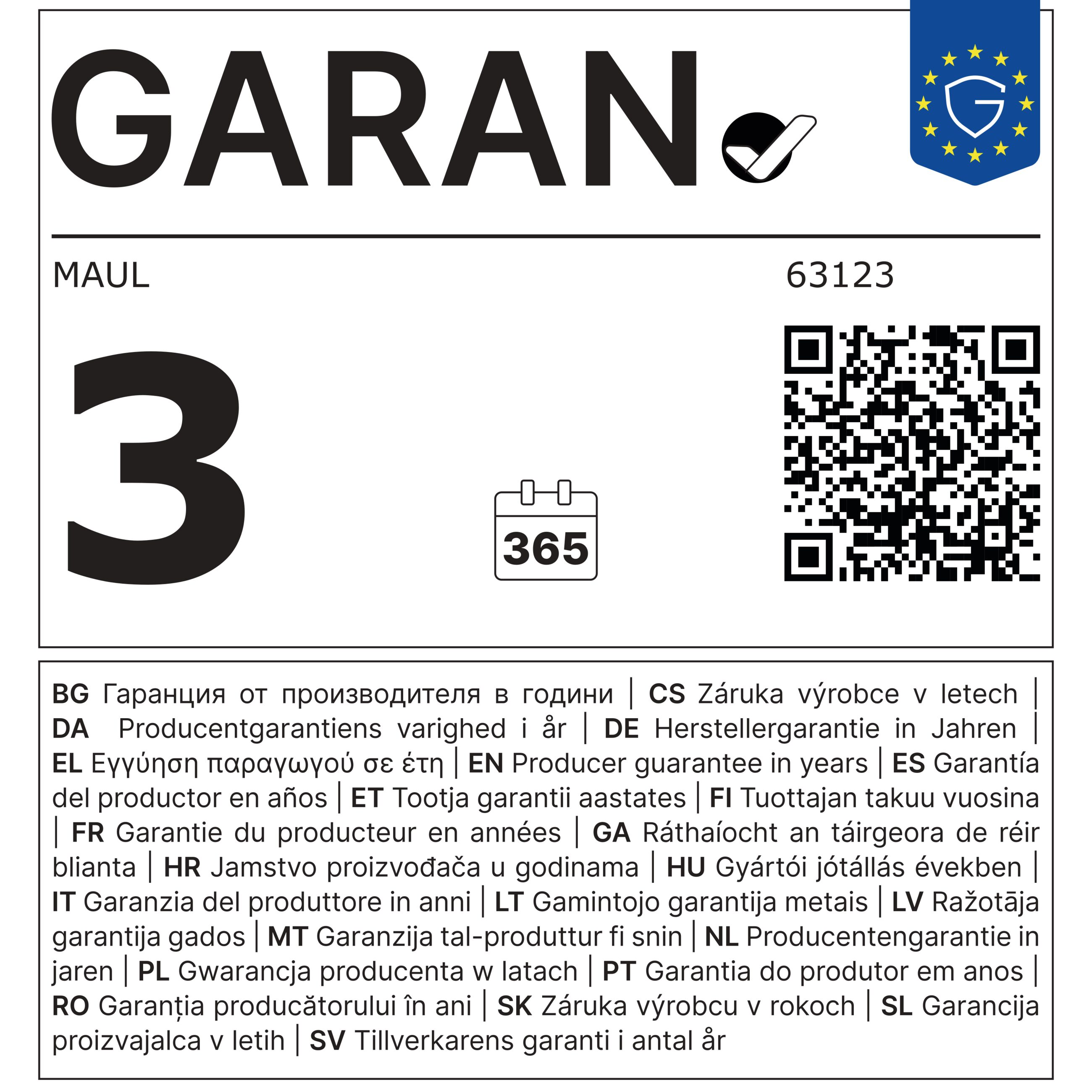 GARAN Label