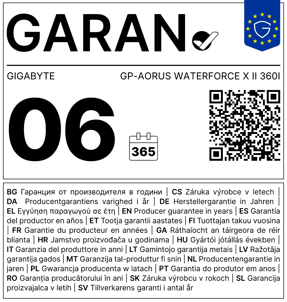 GARAN Label