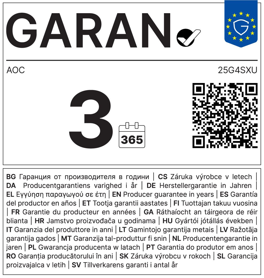 GARAN Label