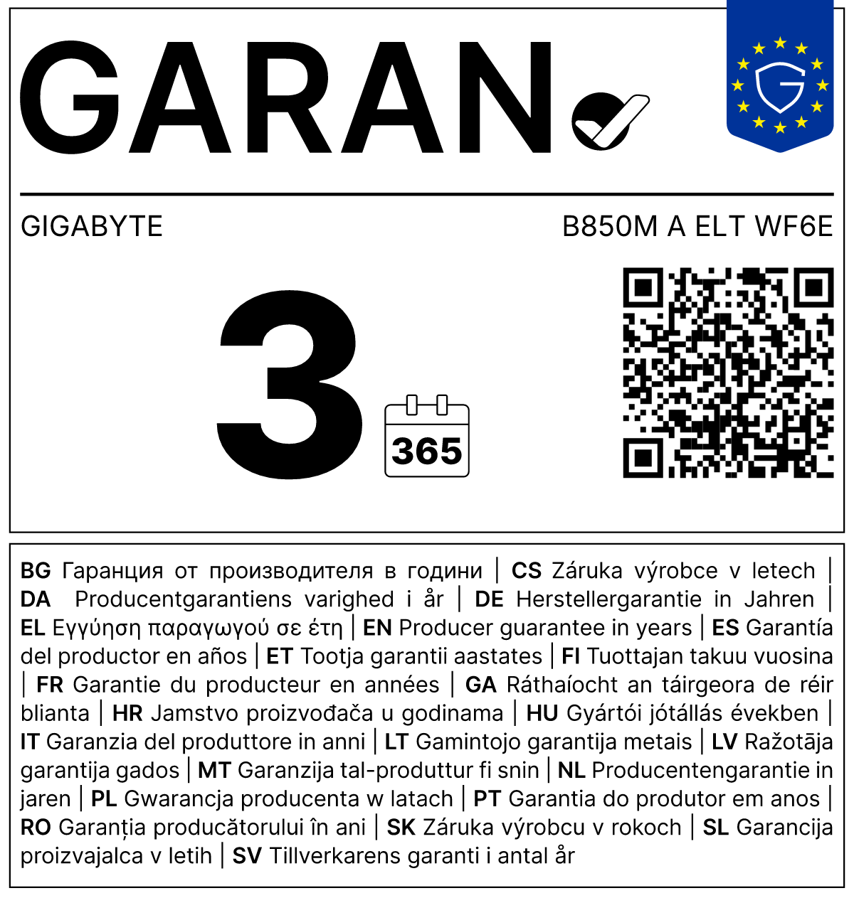 GARAN Label