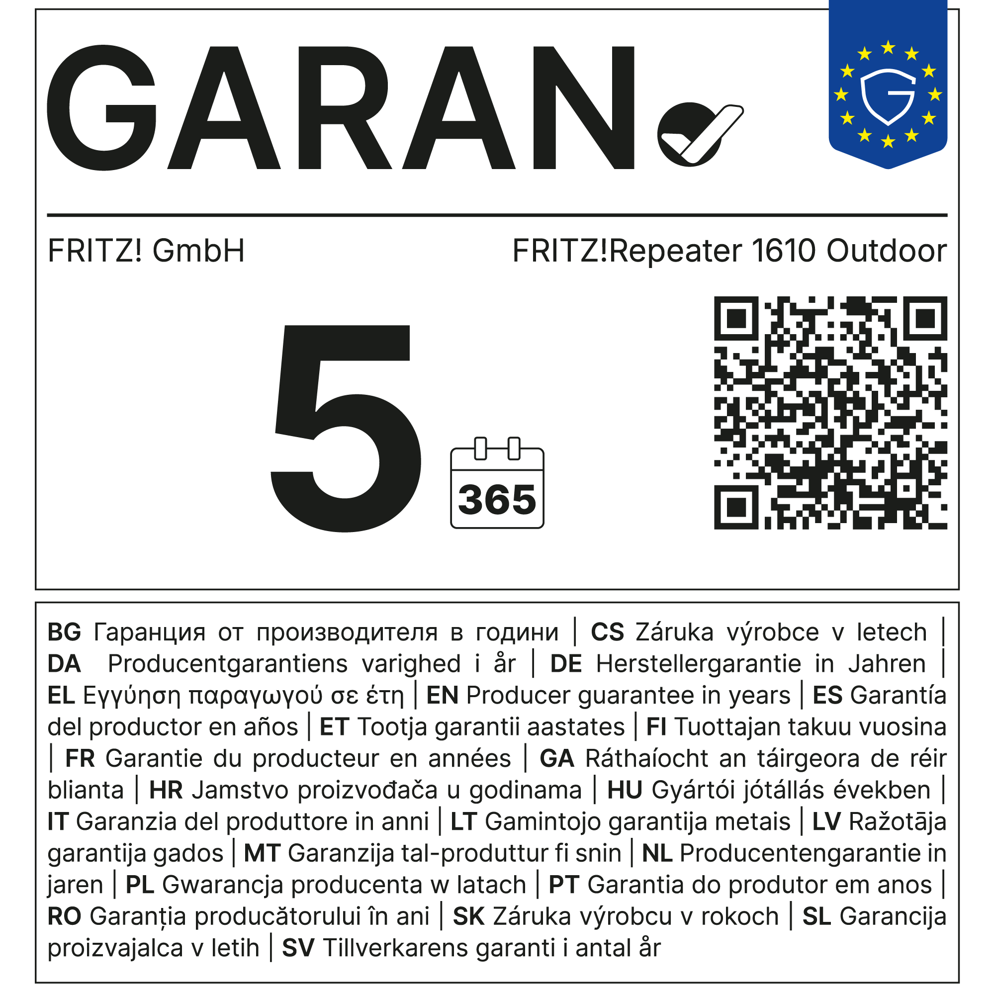 GARAN Label