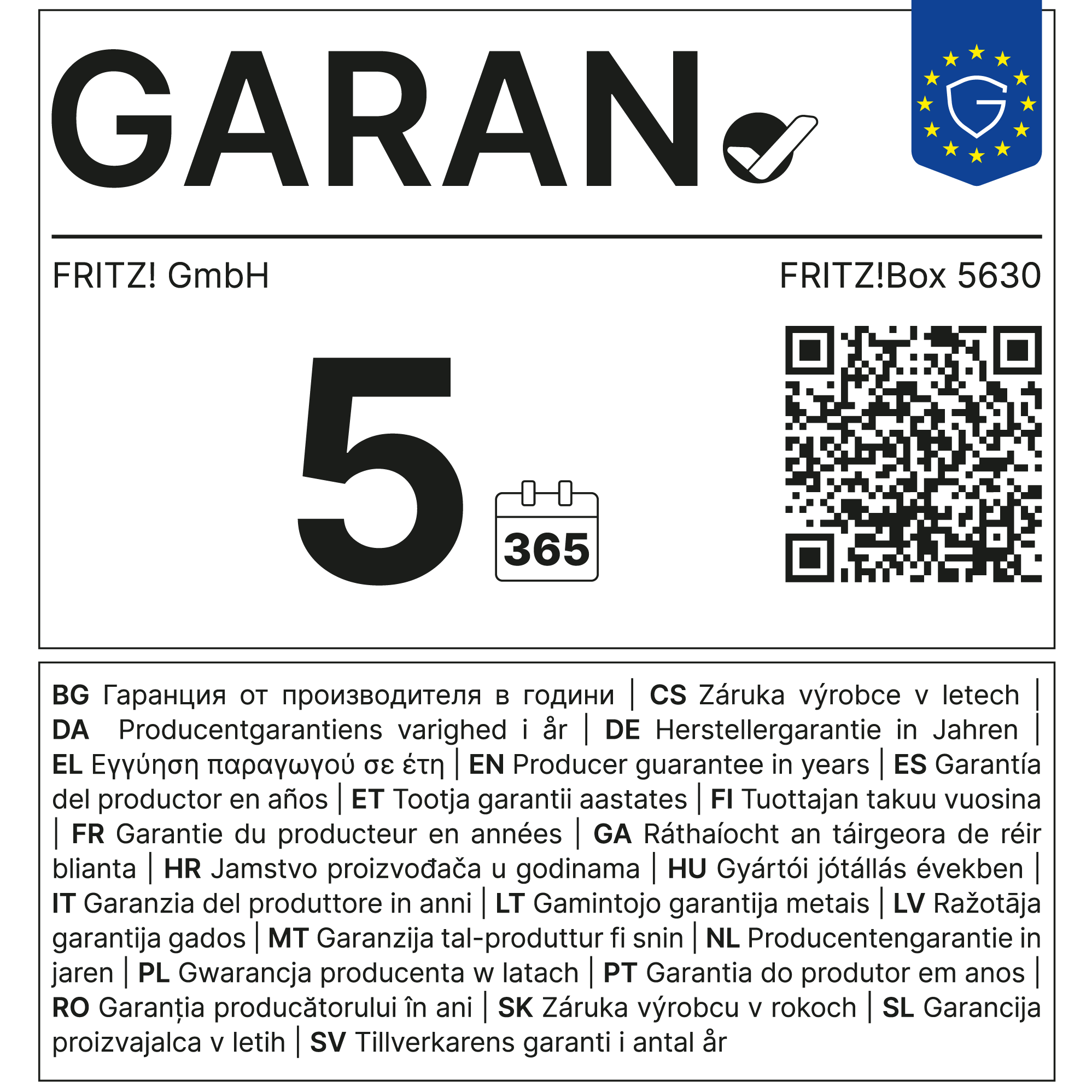 GARAN Label