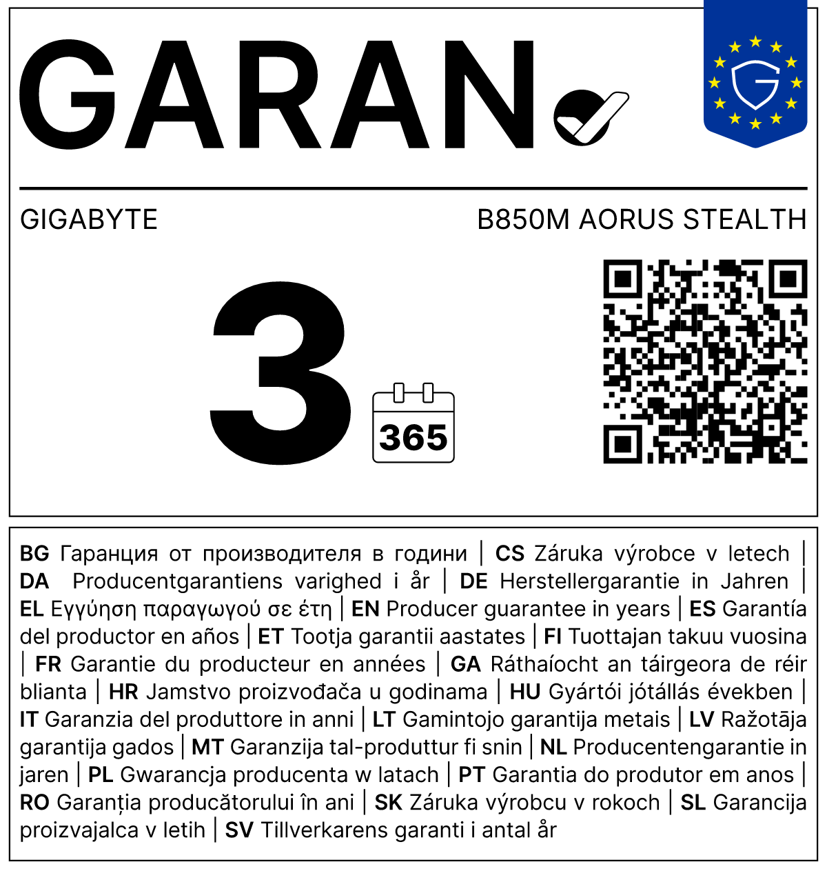GARAN Label