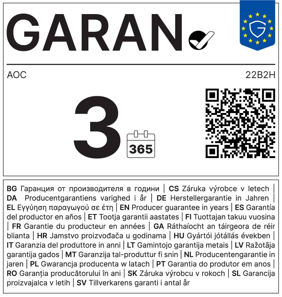 GARAN Label