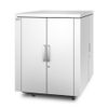 APC NetShelter CX 18U Geluiddempende 'Server Room in a Box', Shock Packaging, Wit